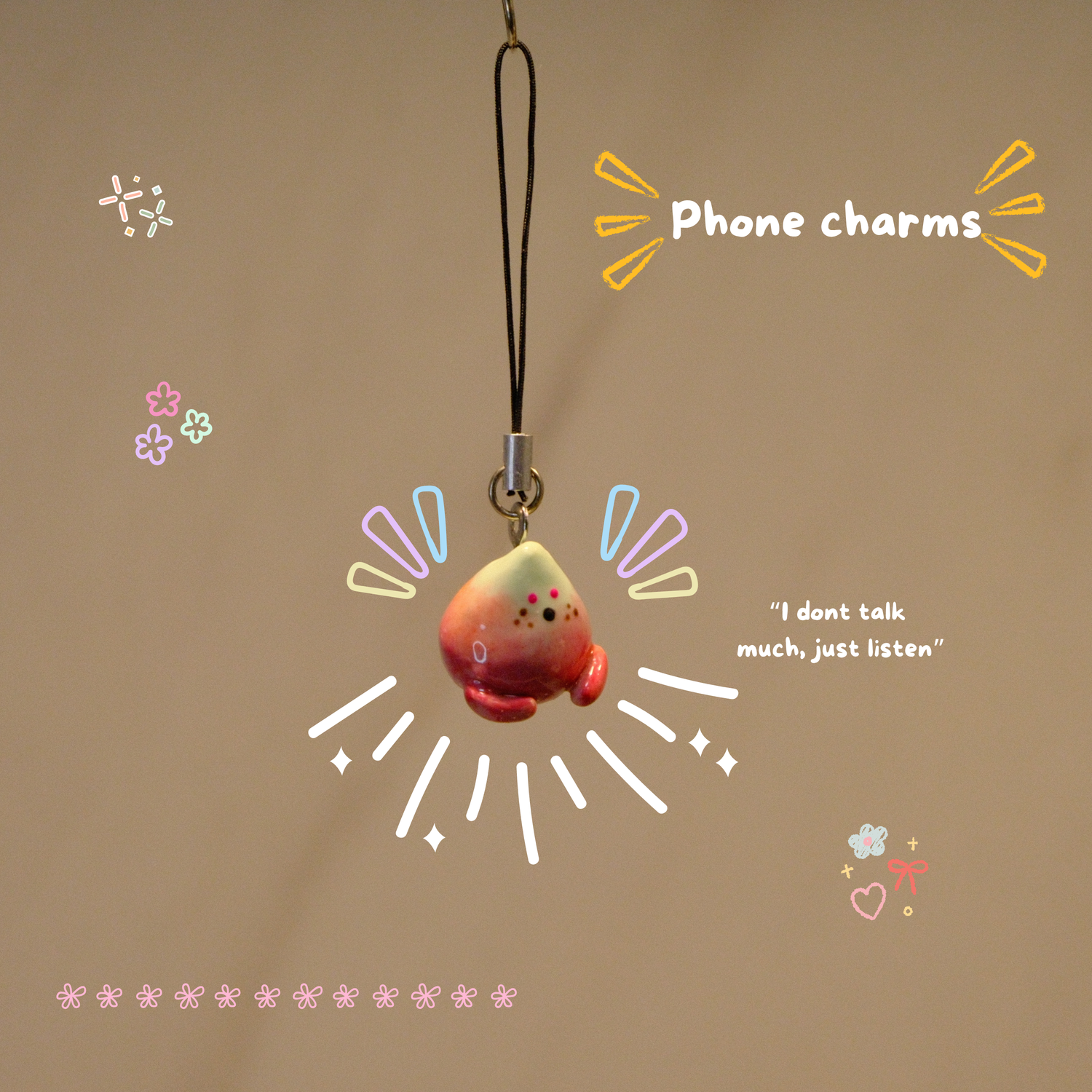 Clay Phone Charms