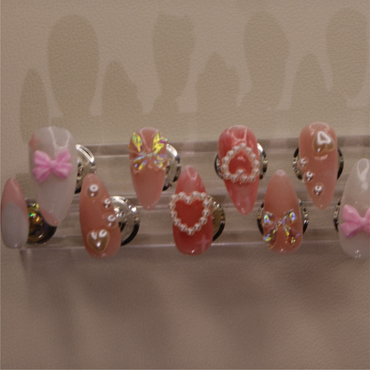 In a Neat Bow- Press ons nails