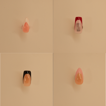 Custom French Tip - Press ons nails